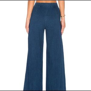 JOE’S JEANS THE BESSIE HIGH RISE WIDE LEG TROUSERS